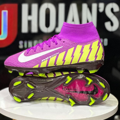 NIKE MERCURIAL MORADA VERDE HOMBRE