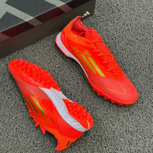 ADIDAS F50 BLANCO ROJO DORADO HOMBRE