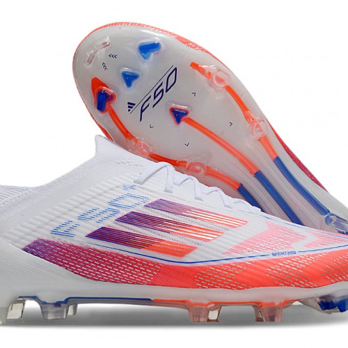 ADIDAS F50 BLANC0 ROJO GUAYO HOMBRE