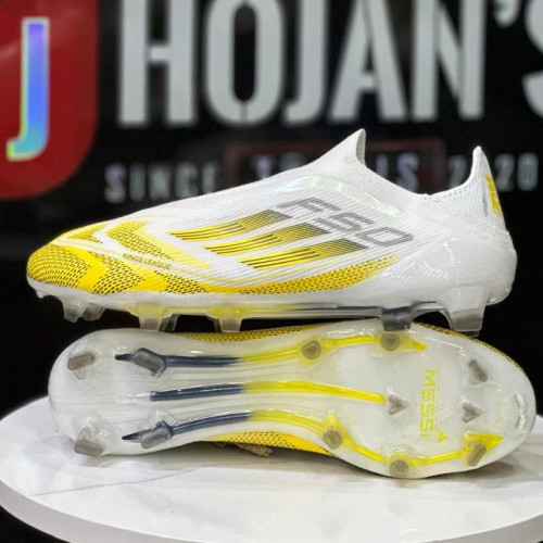 ADIDAS F50 TUVULAR BLANCA AMARILLO HOMBRE