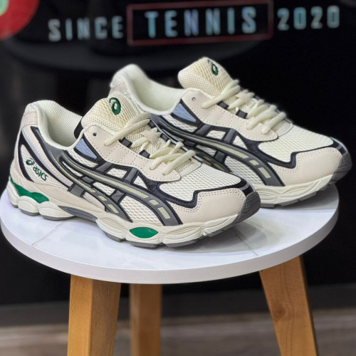 ASICS BEIGE VERDE HOMBRE
