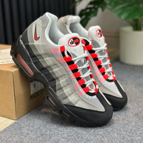 NIKE AIR MAX 98 GRIS NARANJA HOMBRE