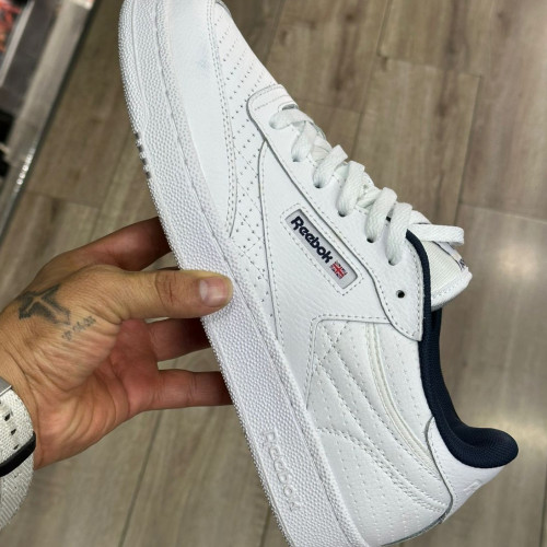 REEBOK CLUB C 85 BLANCA AZUL HOMBRE