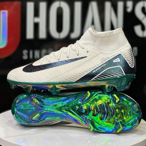 NIKE MERCURIAL SUPERFLY BLANCO VERDE MORADO BOTA HOMBRE