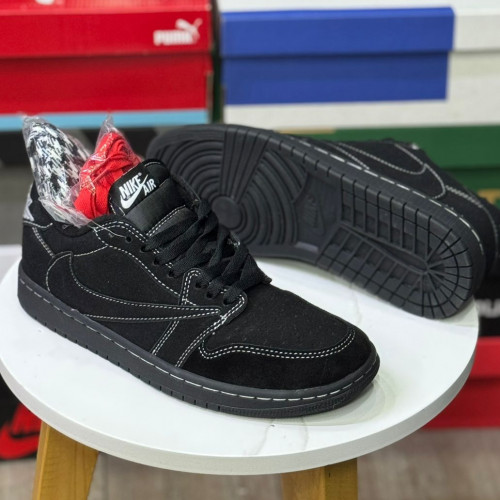 NIKE JORDAN RETRO 1 TRAVIS NEGRA NEGRA HOMBRE
