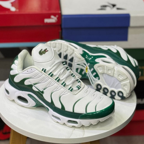 NIKE AIRMAX TN LACOSTE BLANCA VERDE HOMBRE