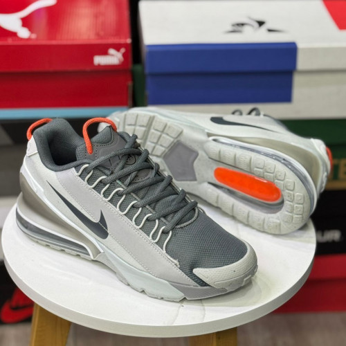 NIKE AIR MAX GRIS NARANJA HOMBRE