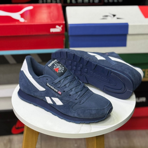 REEBOK CLASIC AZUL BLANCA HOMBRE