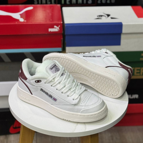 REEBOK CLASIC BLANCA VINOTINTO HOMBRE