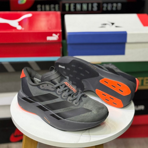 ADIZERO GRIS NARANJA HOMBRE