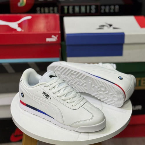 PUMA ROMA BLANCA AZUL