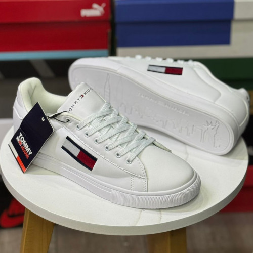 TOMMY HILFIGER BLANCA BANDERA AZUL HOMBRE