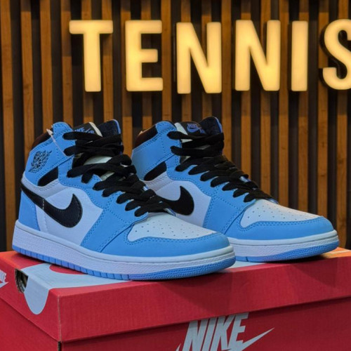 NIKE RETRO 1 BLANCA AZUL NEGRA DAMA