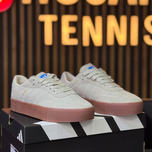 ADIDAS SAMBA GRIS CAFE DAMA