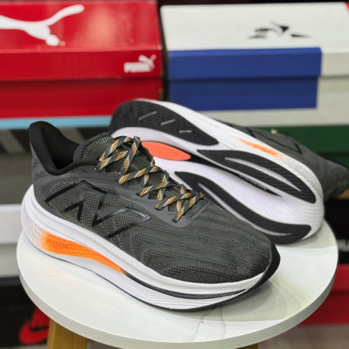NEW BALANCE TREINER GRIS NARANJA HOMBRE