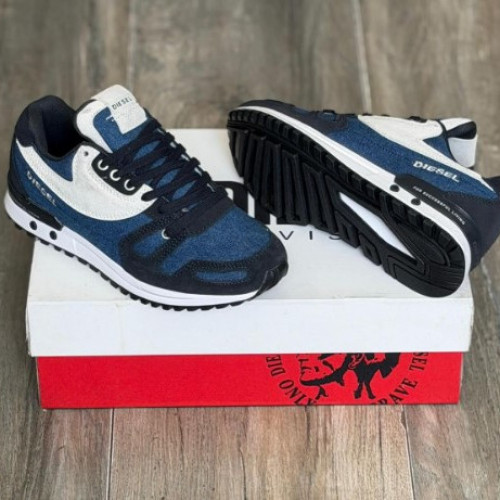 DIESEL TORNILLO LOW LACE AZUL GRIS HOMBRE