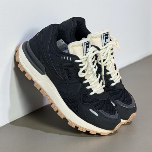 FILA ZAGATO NEGRA BEIGE DAMA