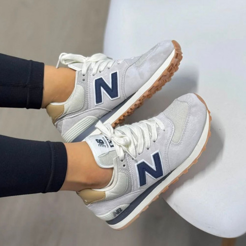 NEW BALANCE 574 CLASIC GRIS AZUL DAMA