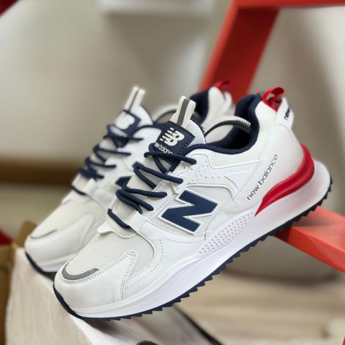 NEW BALANCE BLANCA AZUL ROJA HOMBRE