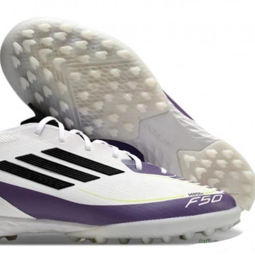 ADIDAS F50 BLANCO MORADO VERDE SINTETICA HOMBRE