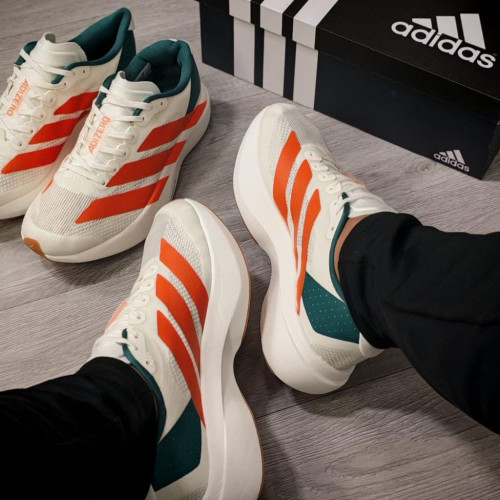 ADIZERO BLANCA NARANJA VERDE HOMBRE