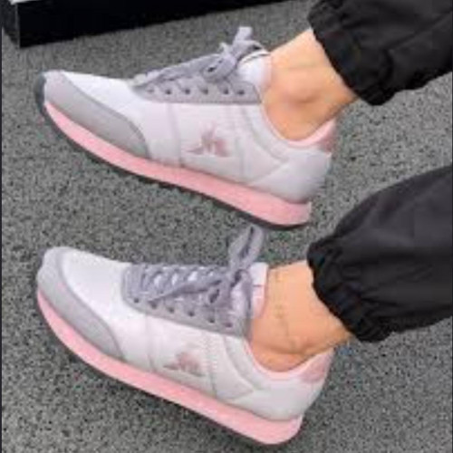 LE COQ SPORTIF BLANCA GRIS ROSADO DAMA
