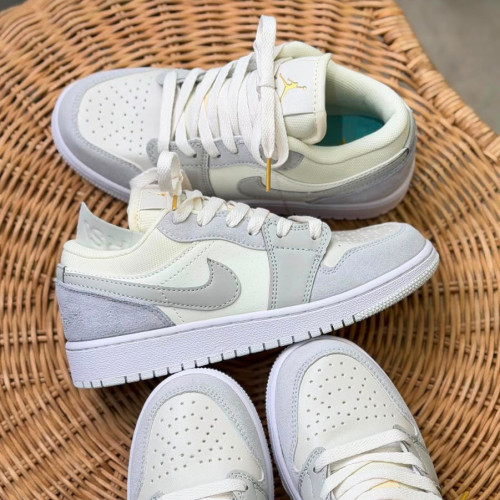 NIKE RETRO 1 PARIS GRIS BLANCA DAMA
