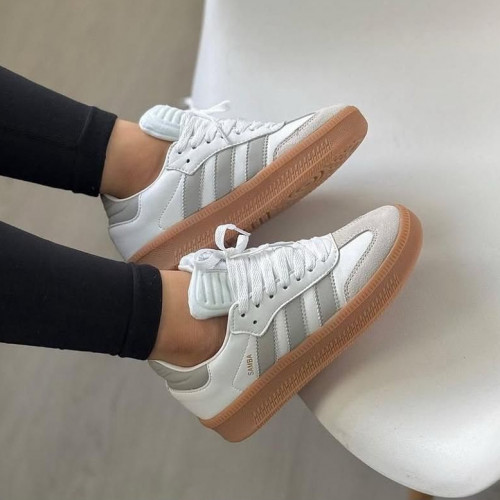 ADIDAS SAMBA BLANCA GRIS DAMA