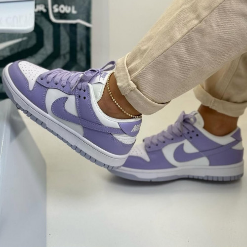 NIKE DUNK SB BLANCA MORADA DAMA