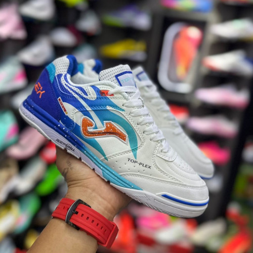JOMA REGATE BLANCA AZUL FUTSAL HOMBRE