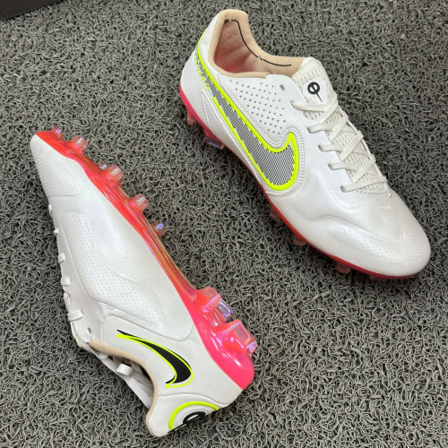 NIKE TIEMPO BLANCO VERDE FUCSIA GUAYO HOMBRE