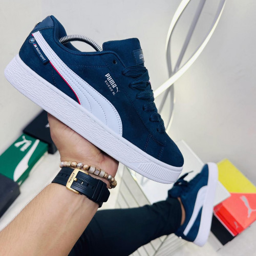 PUMA SUEDE XL AZUL BLANCA HOMBRE