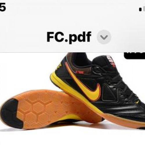 NIKE GATO NEGRO AMARILLO FUTSAL HOMBRE