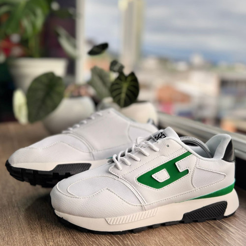 DIESEL BLANCA VERDE HOMBRE