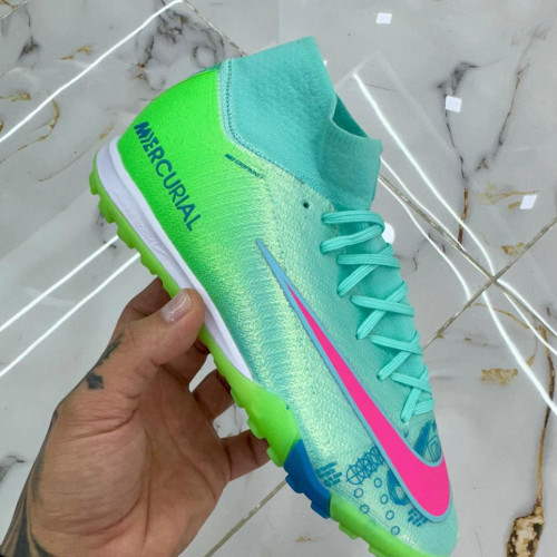NIKE MERCURIAL VERDE FUCSIA SINTETICA BOTA HOMBRE