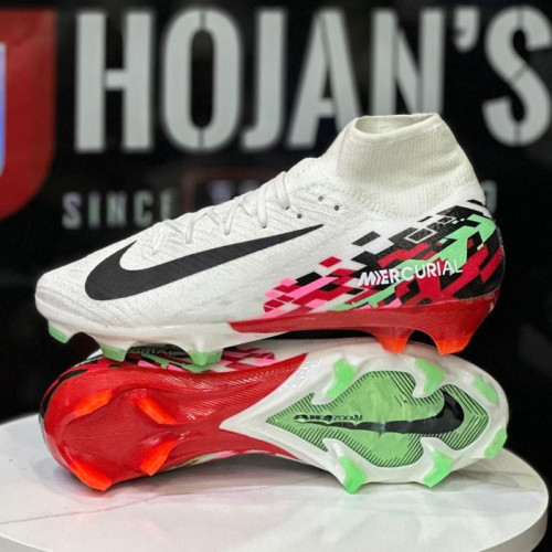 NIKE MERCURIAL SUPERFLY GUAYO BLANCO ROJO BOTA HOMBRE