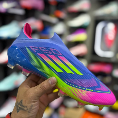 ADIDAS F50 TUVULAR AZUL FUCSIA HOMBRE