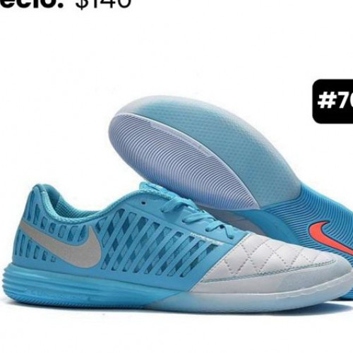 NIKE LUNAR GATO AZUL AGUAMARINA DAMA FUTSAL