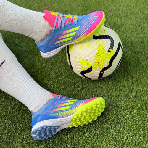 ADIDAS F50 MORADO FUCSIA VERDE SINTETICA HOMBRE