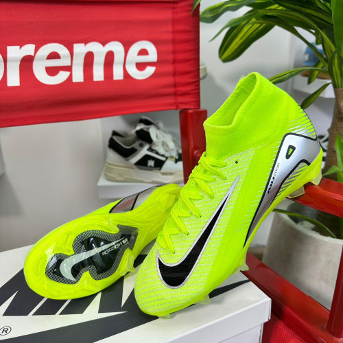 NIKE MERCURIAL AIR VERDE GRIS GUAYO BOTA HOMBRE
