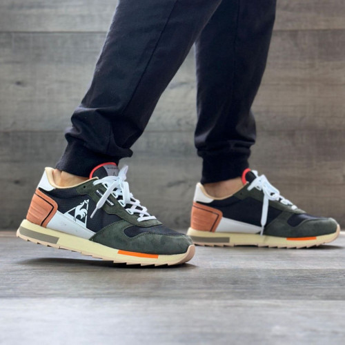 LE COQ SPORTIF VERDE NARANJA HOMBRE
