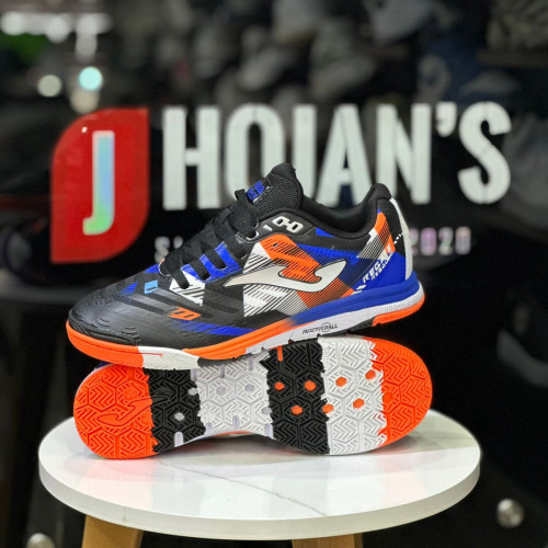 JOMA TOP FLEX NEGRA NARANJA FUTSAL HOMBRE