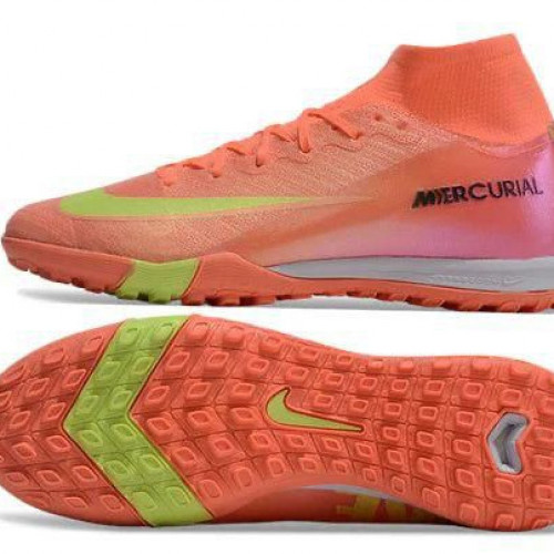NIKE MERCURIAL NARANJA VERDE SINTETICA HOMBRE