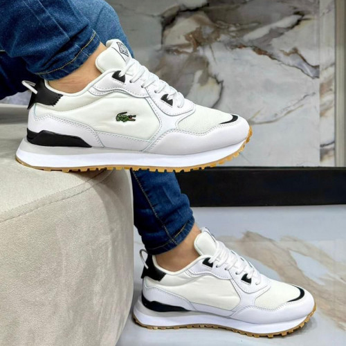 LACOSTE BLANCA NEGRA HOMBRE