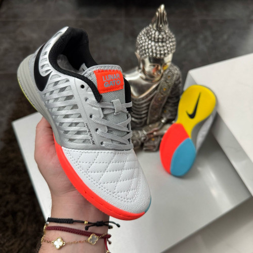 NIKE LUNAR GATO GRIS NARAJA FUTSAL HOMBTRE