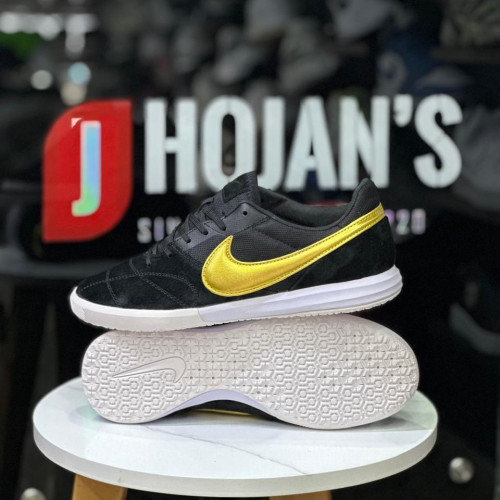 NIKE PREMIER NEGRA DORADA FUTSAL HOMBRE