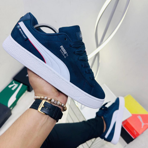PUMA SUEDE XL GRIS BLANCA HOMBRE