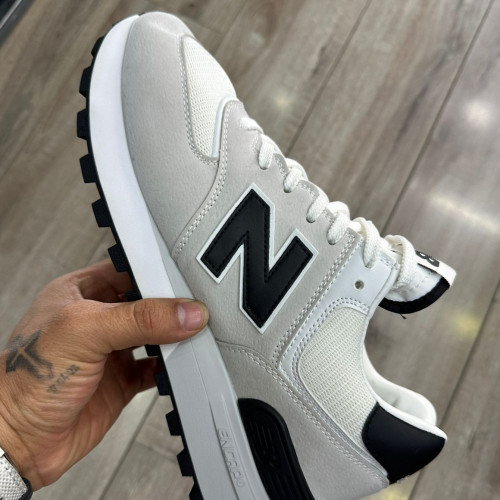 NEW BALANCE 574 BLANCA AZUL ROJO HOMBRE
