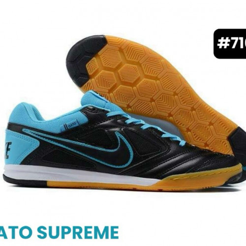 NIKE GATO SB NEGRO AZUL FUTSAL DAMA