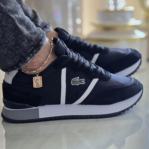 LACOSTE BLANCA NEGRA HOMBRE